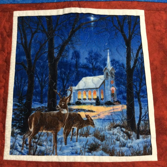 6 NWOT Beautifully handmade Xmas themed placemats - Picture 9 of 11